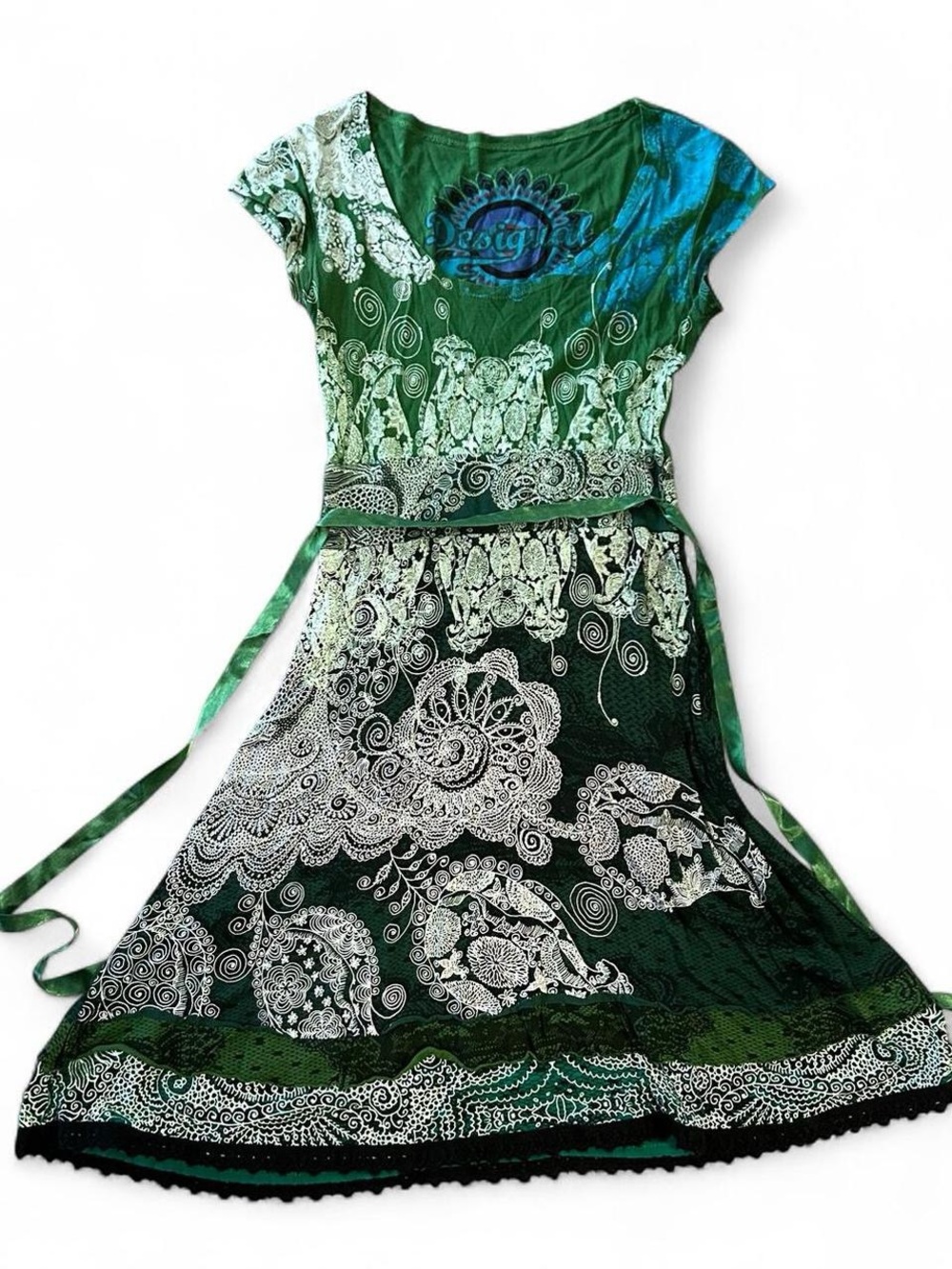 Desigual fairy green dress